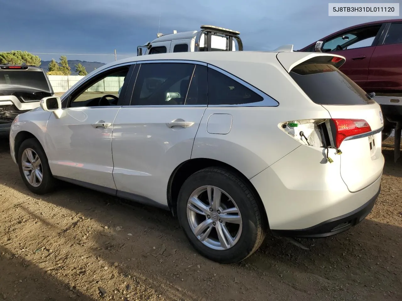 2013 Acura Rdx VIN: 5J8TB3H31DL011120 Lot: 80874704