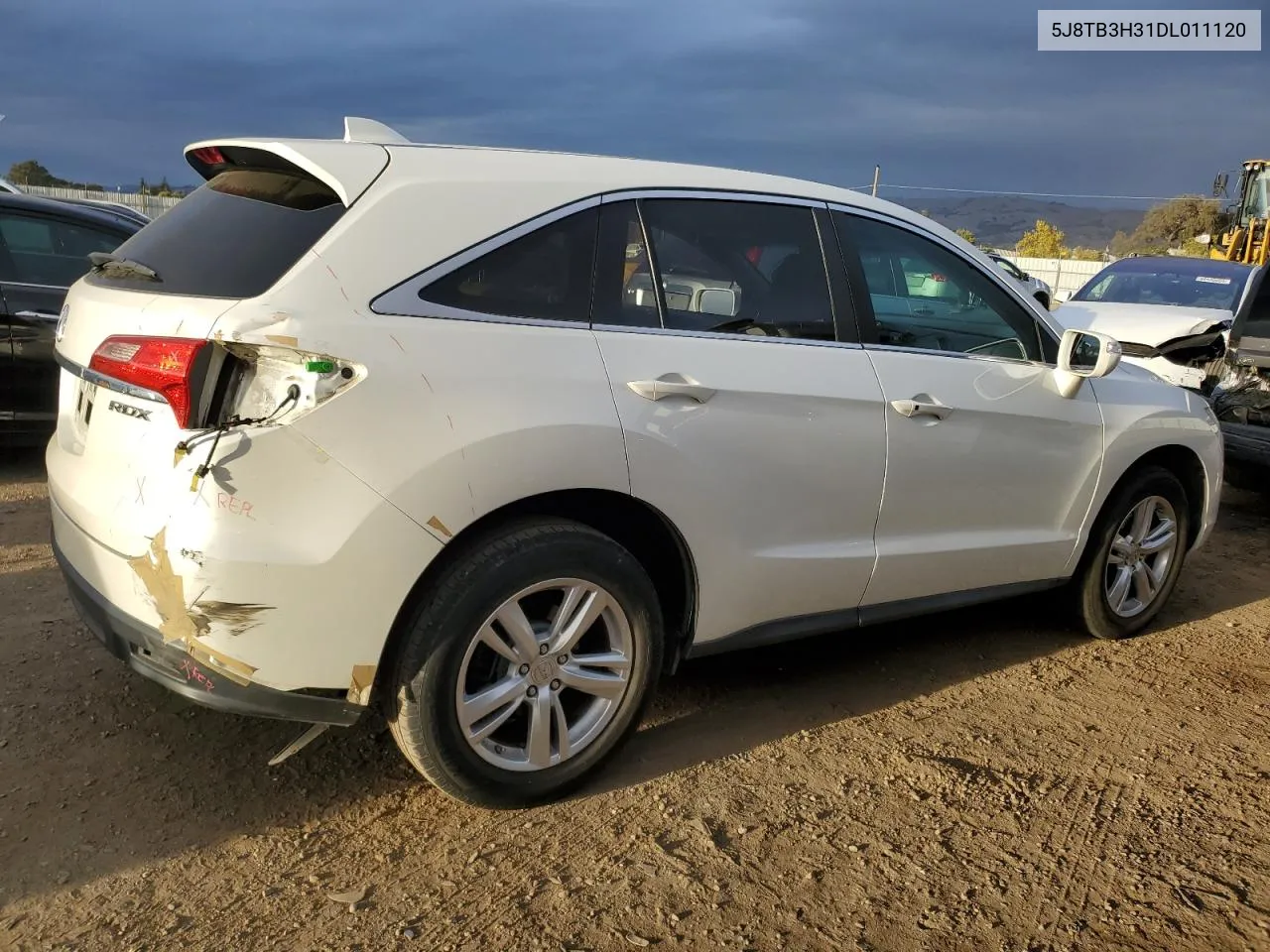 2013 Acura Rdx VIN: 5J8TB3H31DL011120 Lot: 80874704