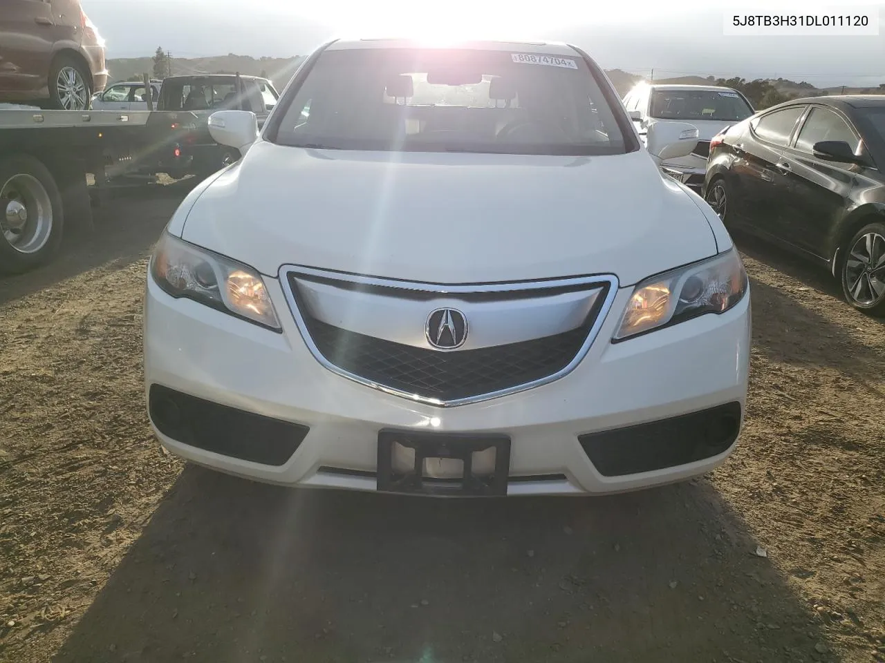 2013 Acura Rdx VIN: 5J8TB3H31DL011120 Lot: 80874704