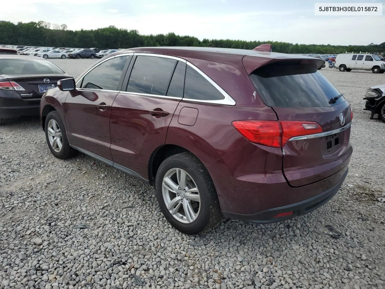 2014 Acura Rdx VIN: 5J8TB3H30EL015872 Lot: 56887354