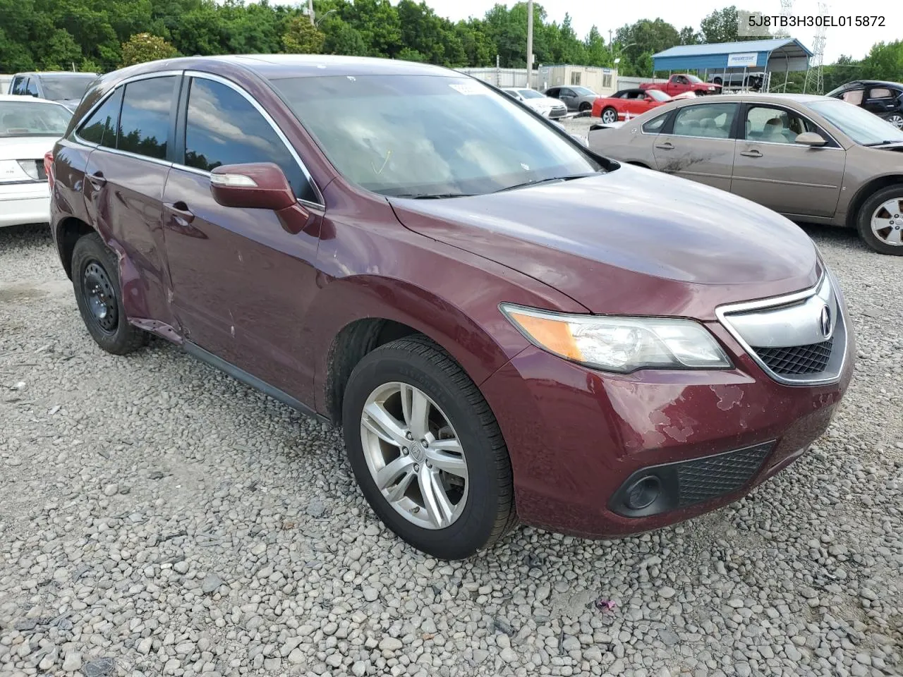 2014 Acura Rdx VIN: 5J8TB3H30EL015872 Lot: 56887354