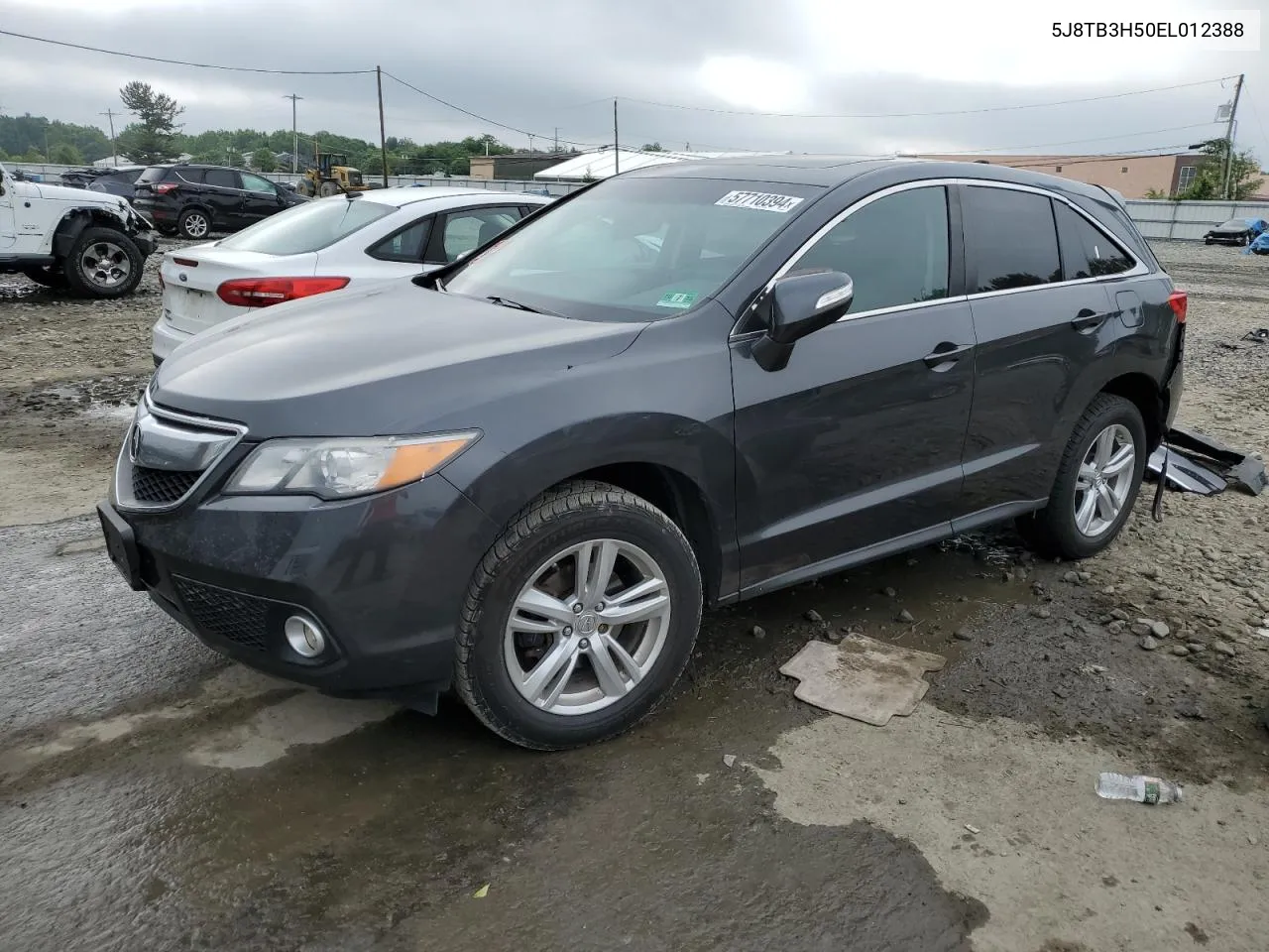 2014 Acura Rdx Technology VIN: 5J8TB3H50EL012388 Lot: 57710394