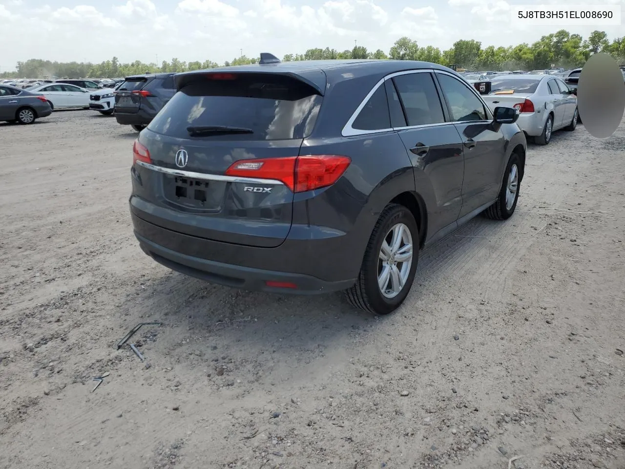 5J8TB3H51EL008690 2014 Acura Rdx Technology