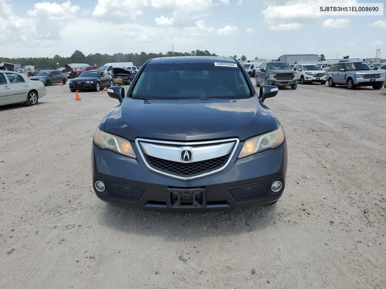 2014 Acura Rdx Technology VIN: 5J8TB3H51EL008690 Lot: 59823564