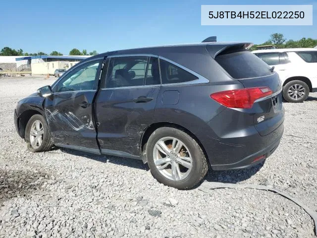 2014 Acura Rdx Technology VIN: 5J8TB4H52EL022250 Lot: 62264614