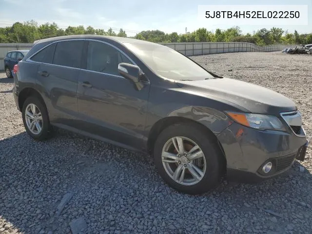 5J8TB4H52EL022250 2014 Acura Rdx Technology