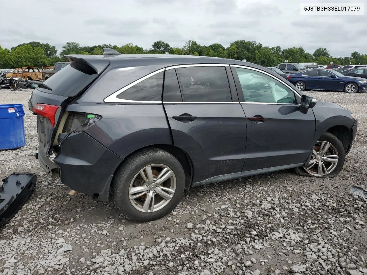 2014 Acura Rdx VIN: 5J8TB3H33EL017079 Lot: 64686204