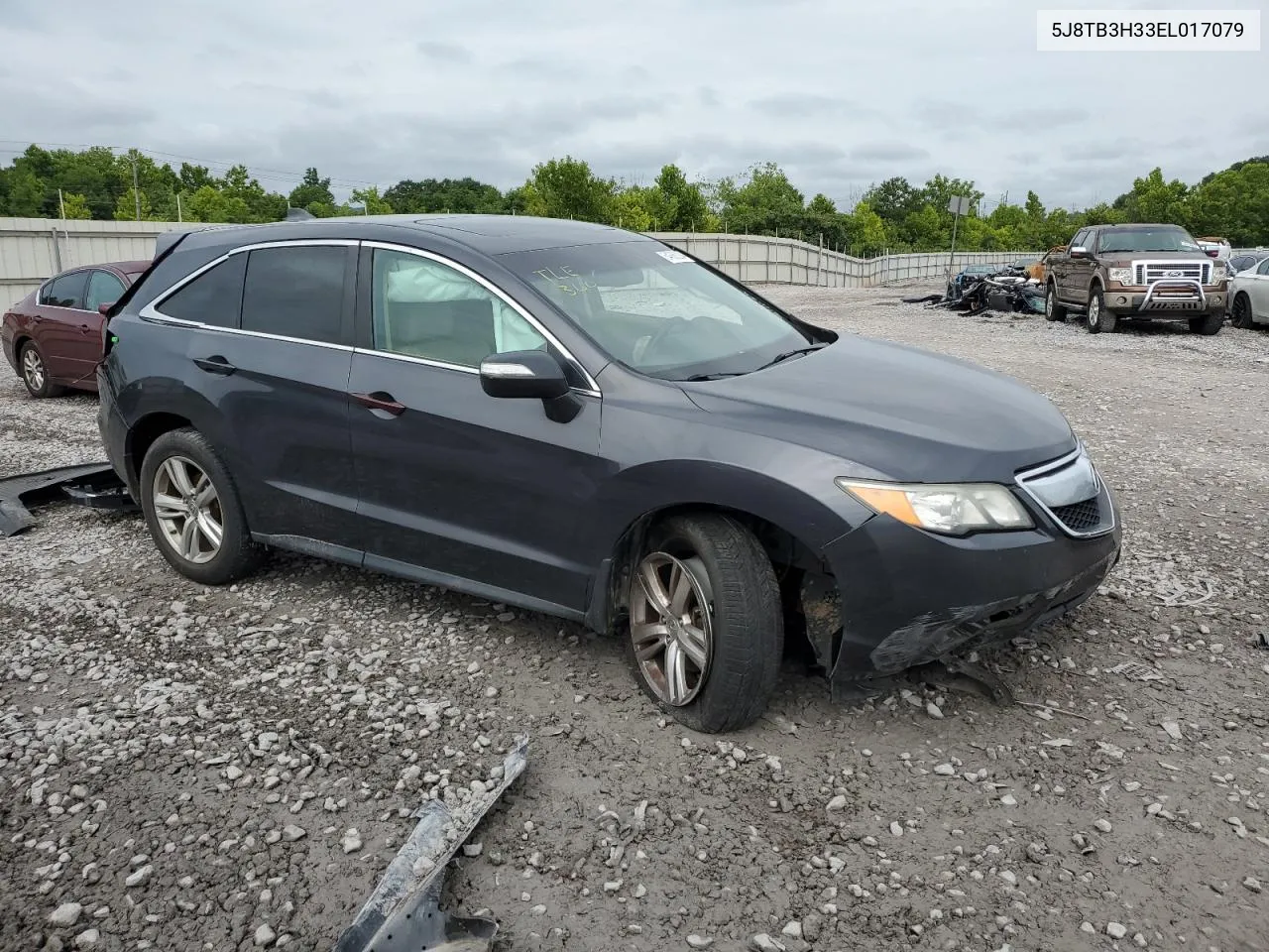 2014 Acura Rdx VIN: 5J8TB3H33EL017079 Lot: 64686204