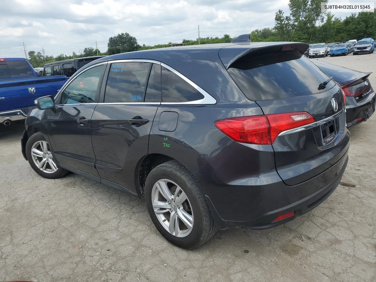 5J8TB4H32EL015345 2014 Acura Rdx