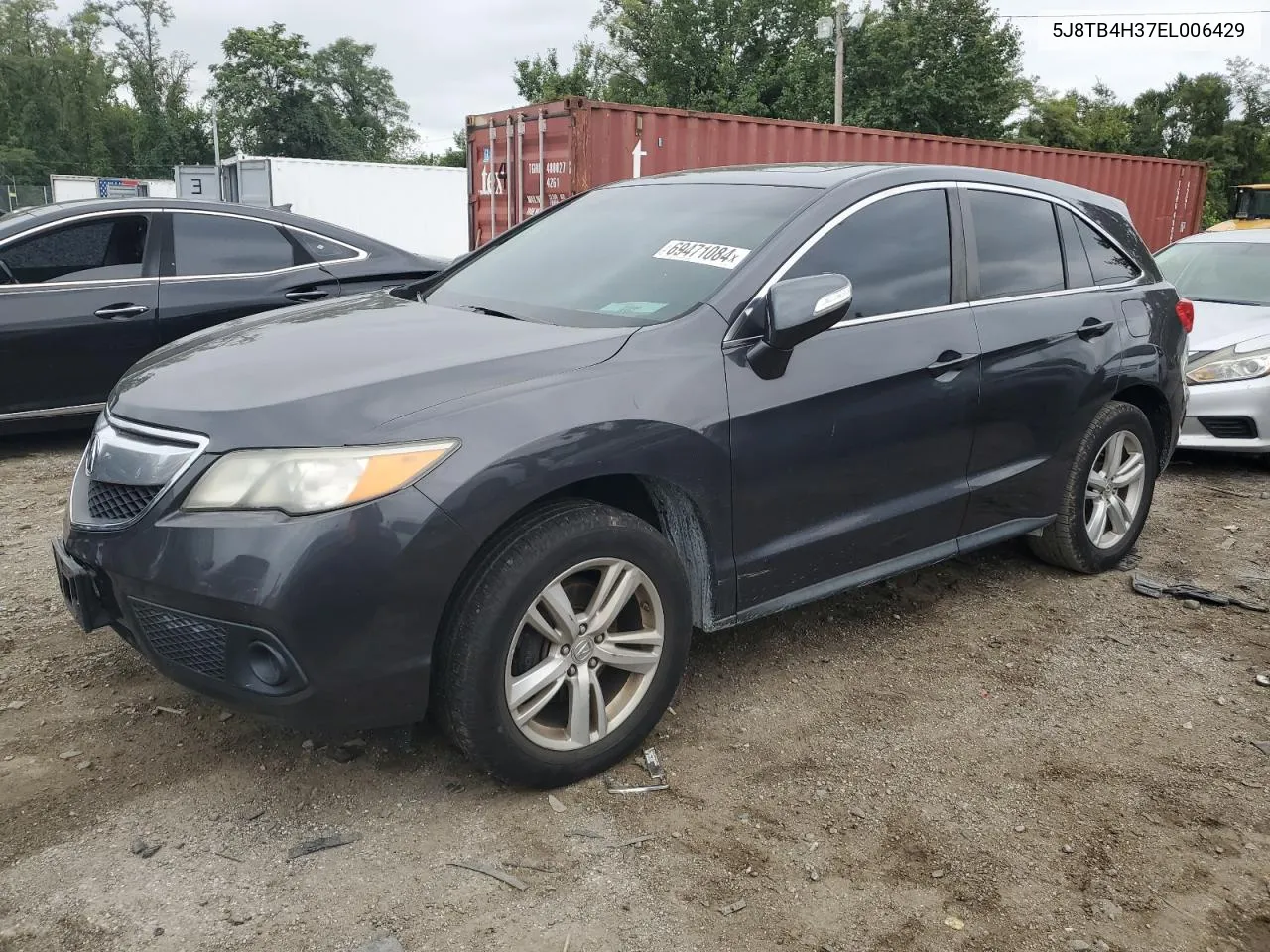 2014 Acura Rdx VIN: 5J8TB4H37EL006429 Lot: 69471084