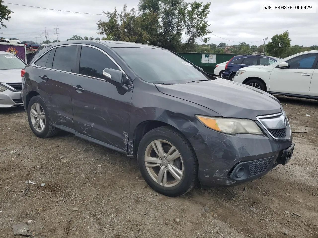 2014 Acura Rdx VIN: 5J8TB4H37EL006429 Lot: 69471084