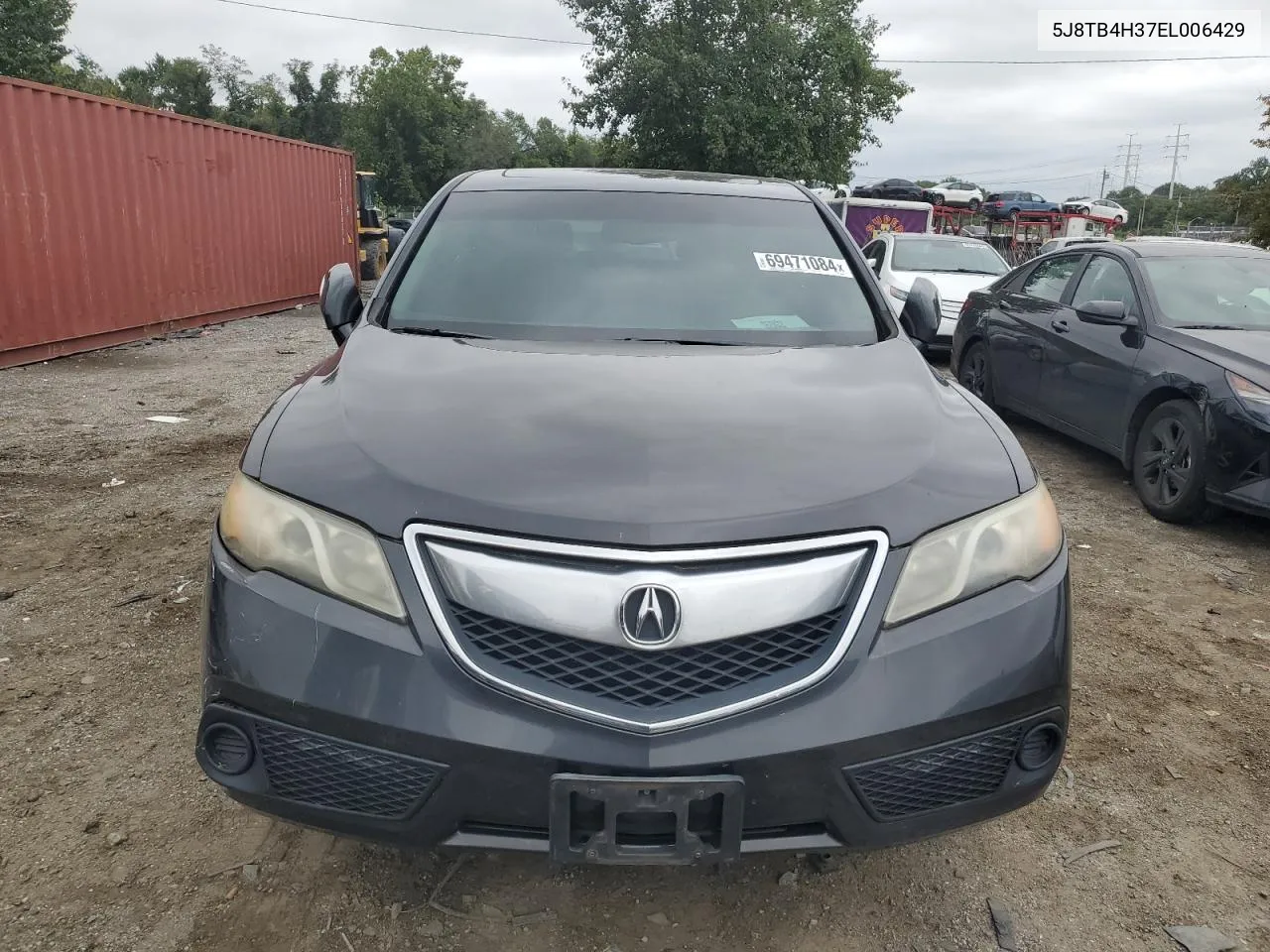 2014 Acura Rdx VIN: 5J8TB4H37EL006429 Lot: 69471084