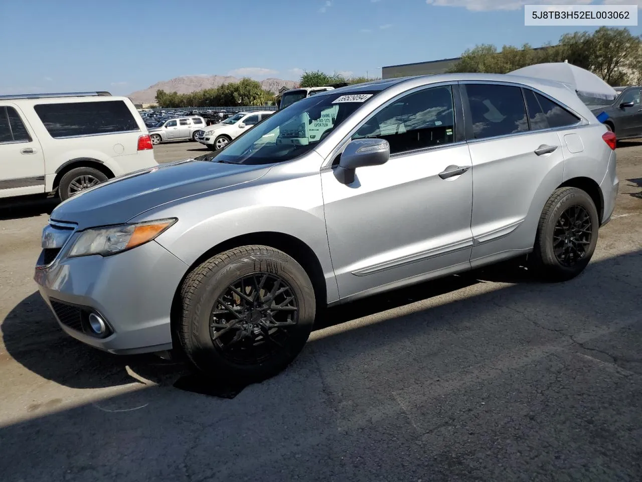 2014 Acura Rdx Technology VIN: 5J8TB3H52EL003062 Lot: 69529094