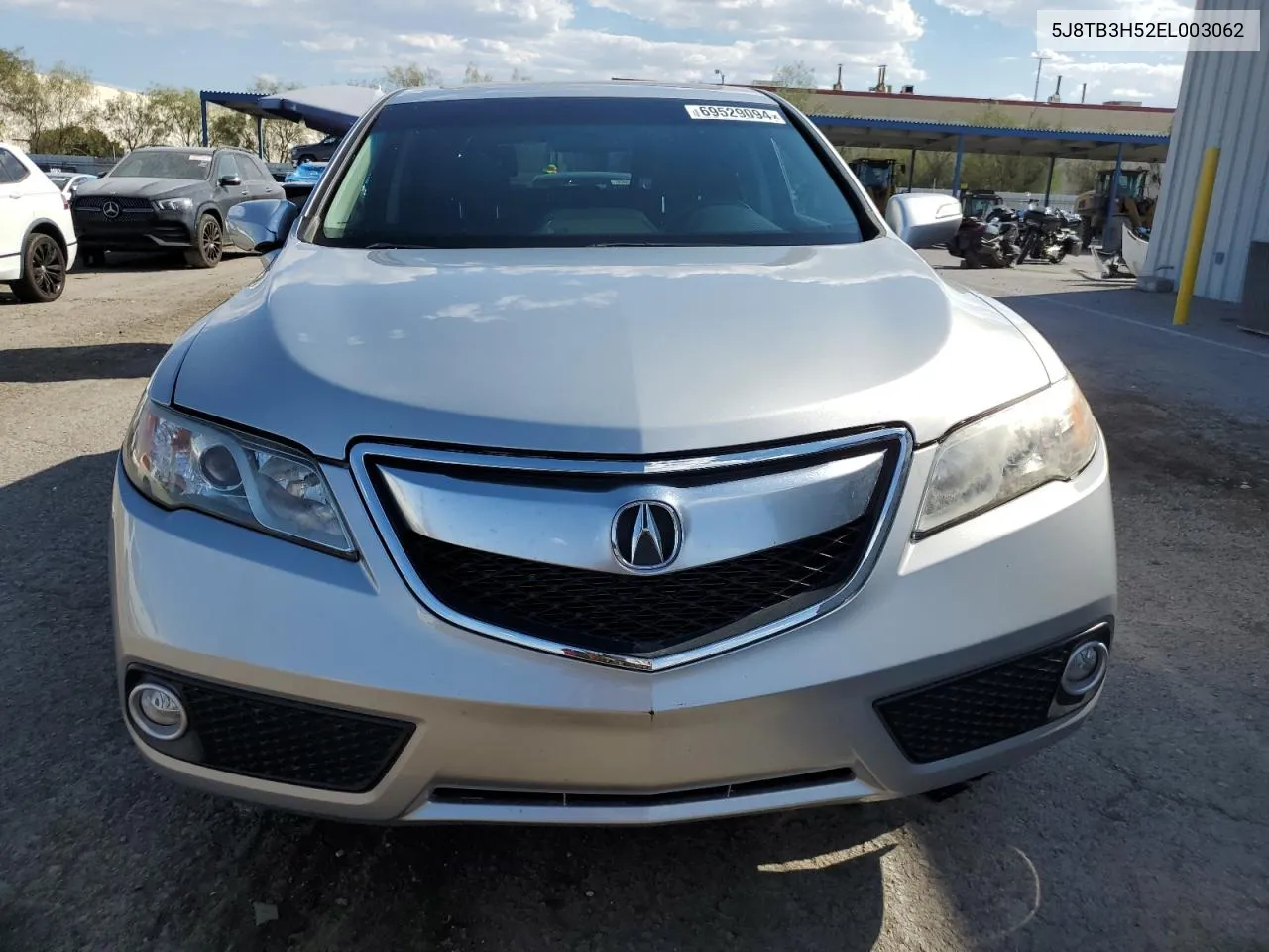 2014 Acura Rdx Technology VIN: 5J8TB3H52EL003062 Lot: 69529094