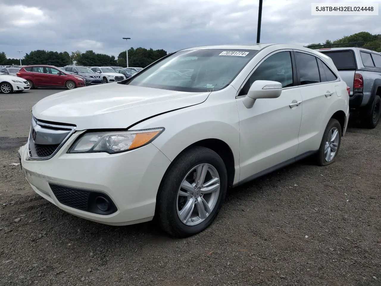 2014 Acura Rdx VIN: 5J8TB4H32EL024448 Lot: 70781774