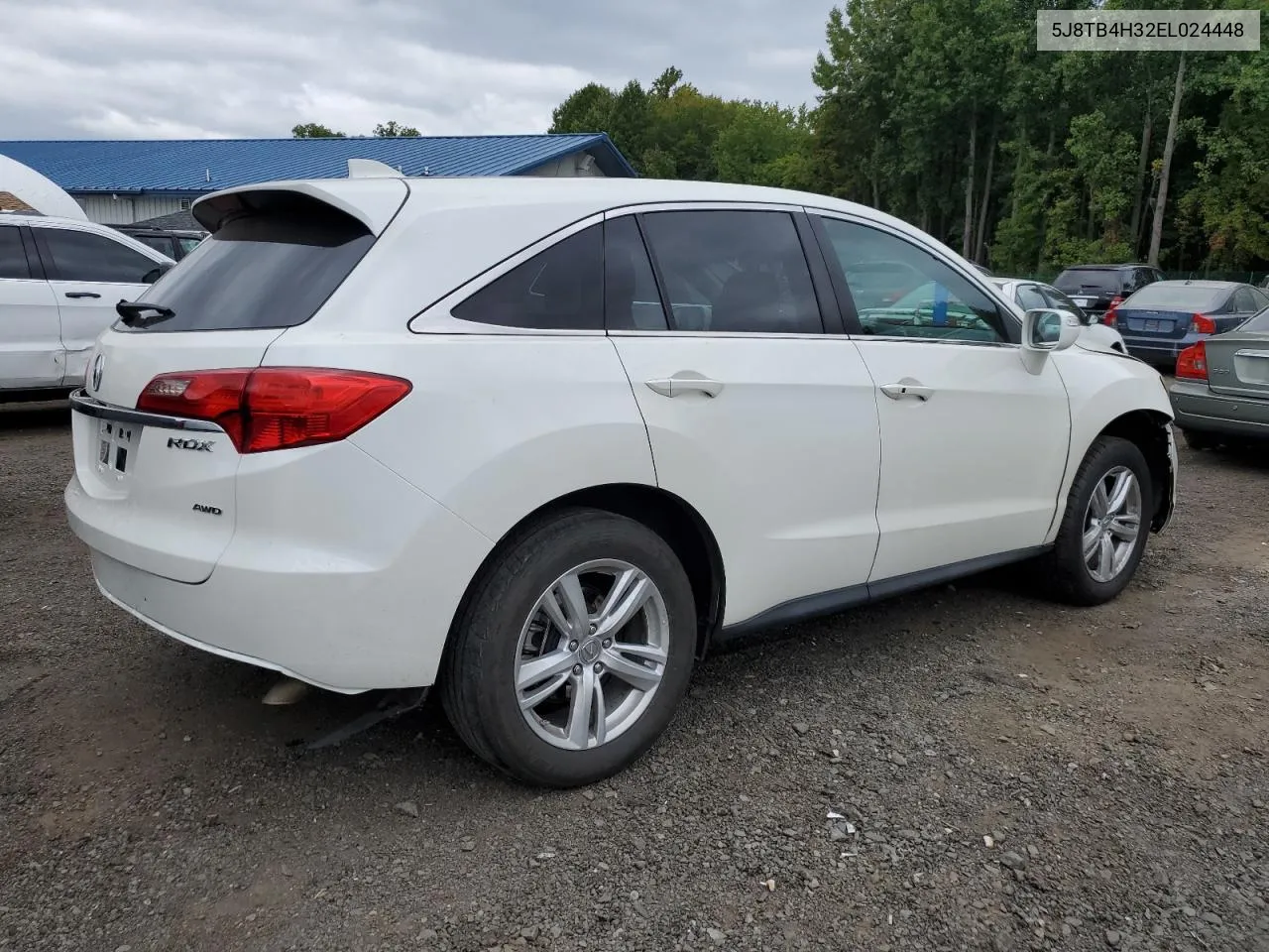 2014 Acura Rdx VIN: 5J8TB4H32EL024448 Lot: 70781774