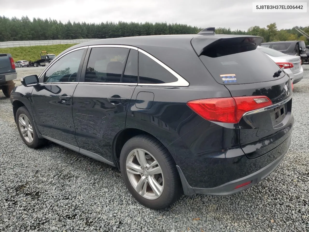 2014 Acura Rdx VIN: 5J8TB3H37EL006442 Lot: 71636324