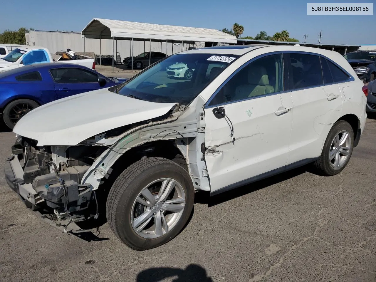 2014 Acura Rdx VIN: 5J8TB3H35EL008156 Lot: 71715124