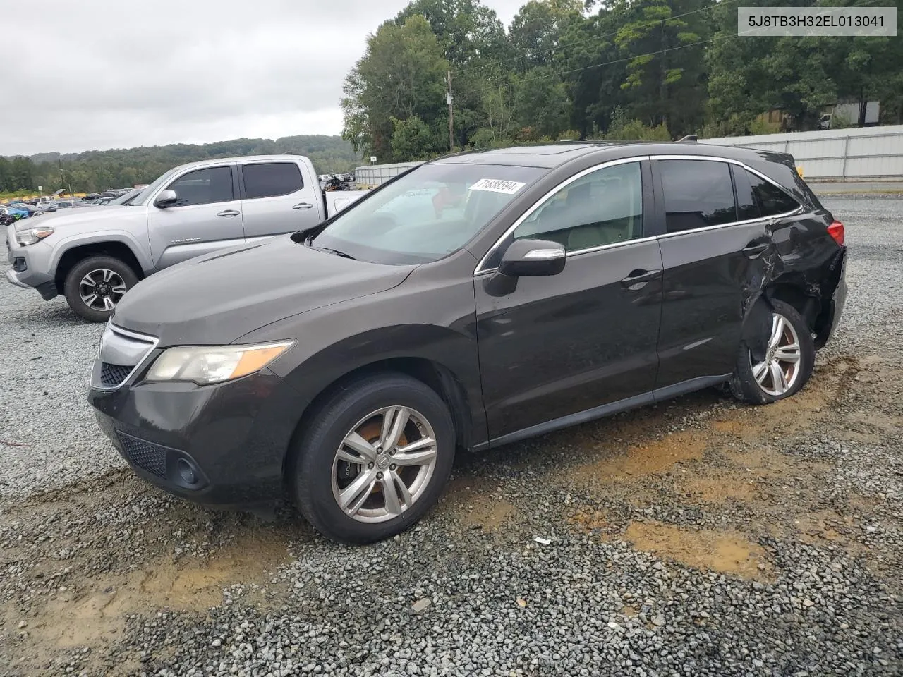 2014 Acura Rdx VIN: 5J8TB3H32EL013041 Lot: 71838594