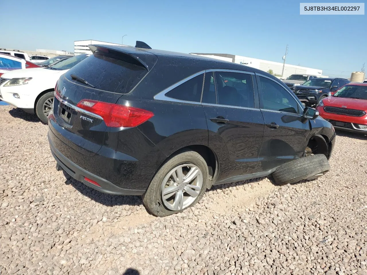 2014 Acura Rdx VIN: 5J8TB3H34EL002297 Lot: 72093364