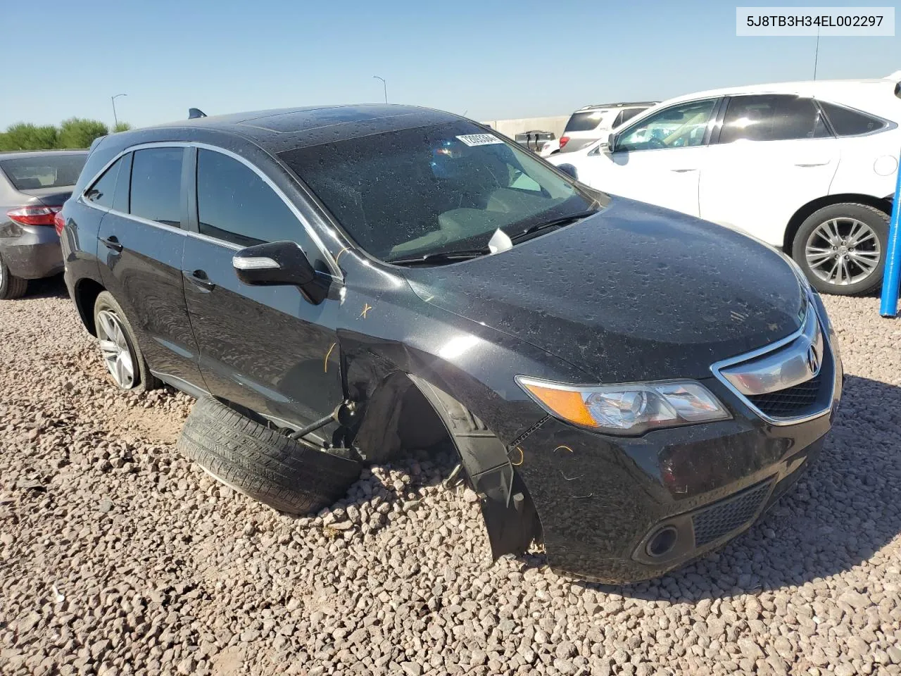 2014 Acura Rdx VIN: 5J8TB3H34EL002297 Lot: 72093364