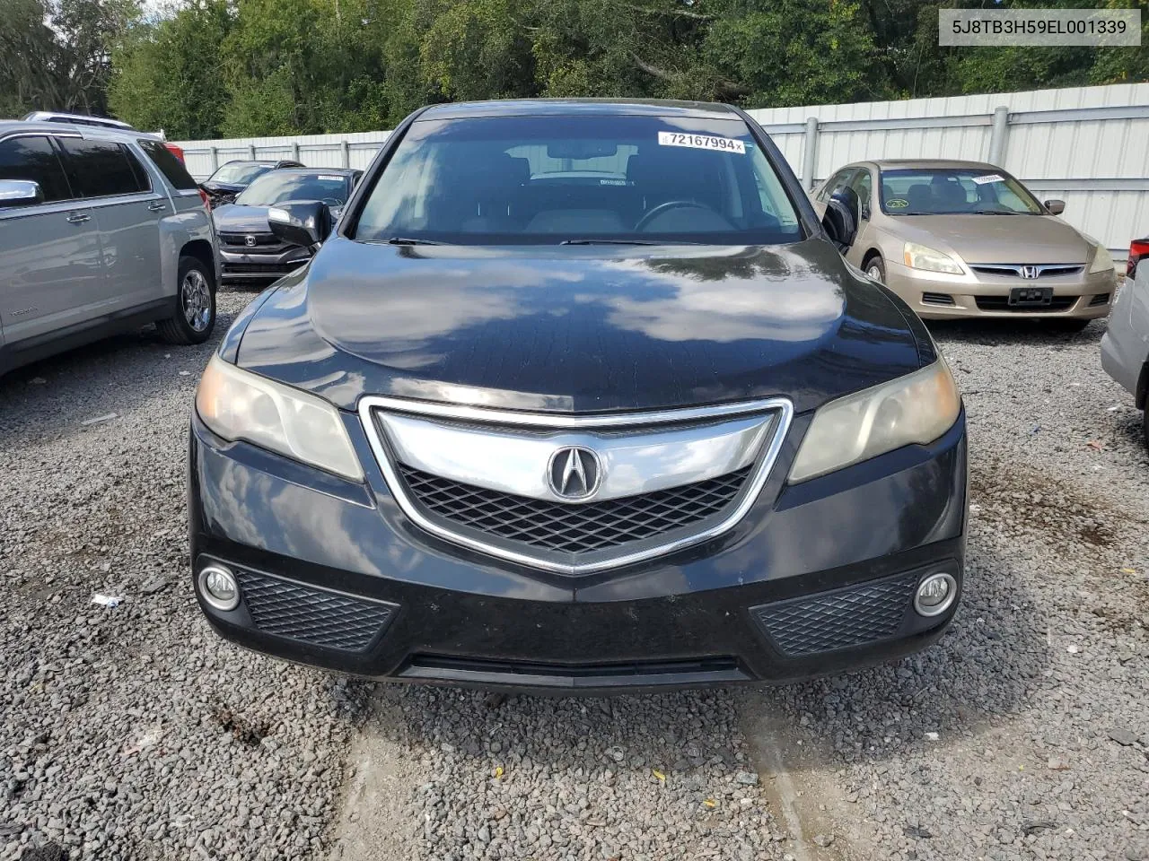 2014 Acura Rdx Technology VIN: 5J8TB3H59EL001339 Lot: 72167994