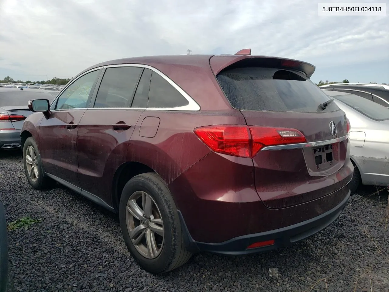 2014 Acura Rdx Technology VIN: 5J8TB4H50EL004118 Lot: 72371164