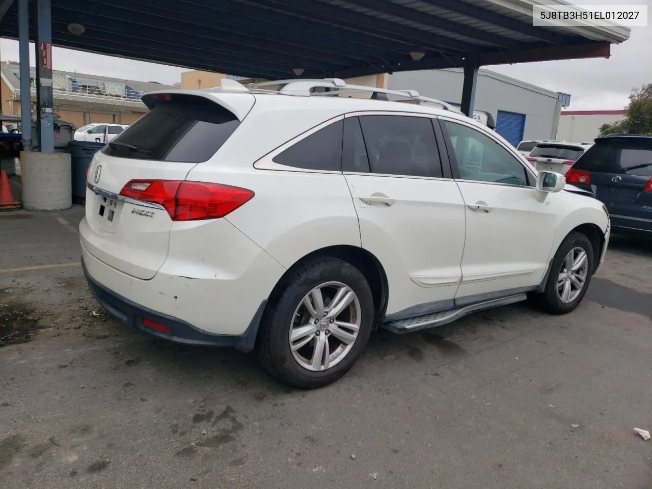 2014 Acura Rdx Technology VIN: 5J8TB3H51EL012027 Lot: 72388564