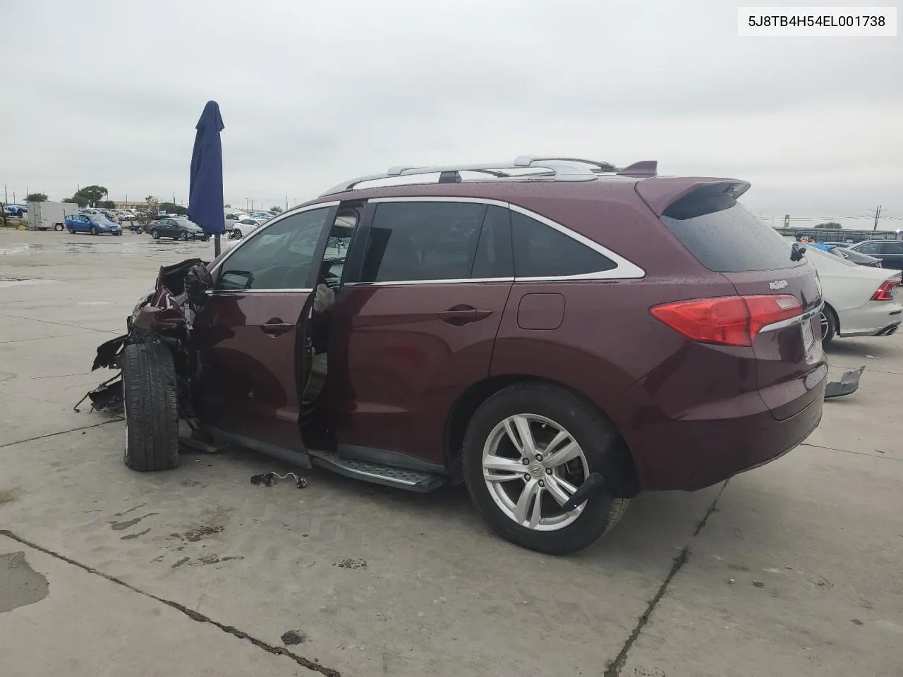 2014 Acura Rdx Technology VIN: 5J8TB4H54EL001738 Lot: 73193204