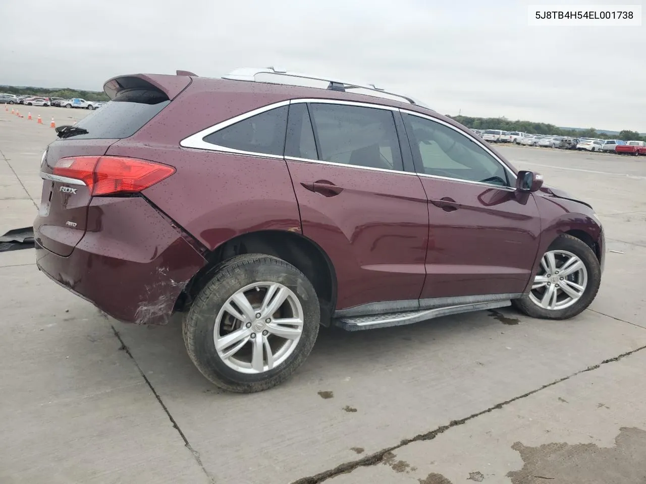 2014 Acura Rdx Technology VIN: 5J8TB4H54EL001738 Lot: 73193204