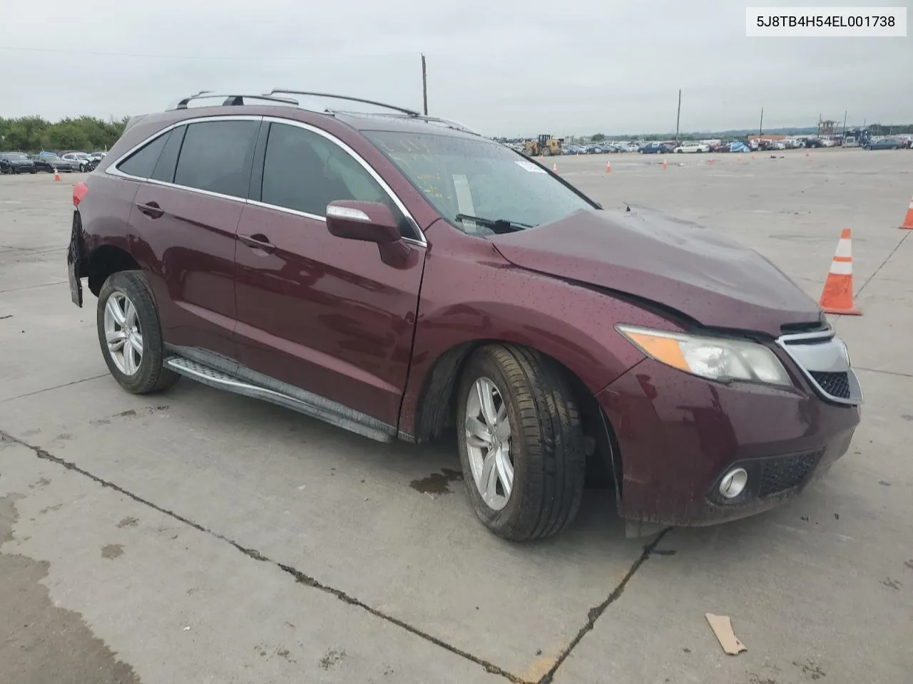 2014 Acura Rdx Technology VIN: 5J8TB4H54EL001738 Lot: 73193204