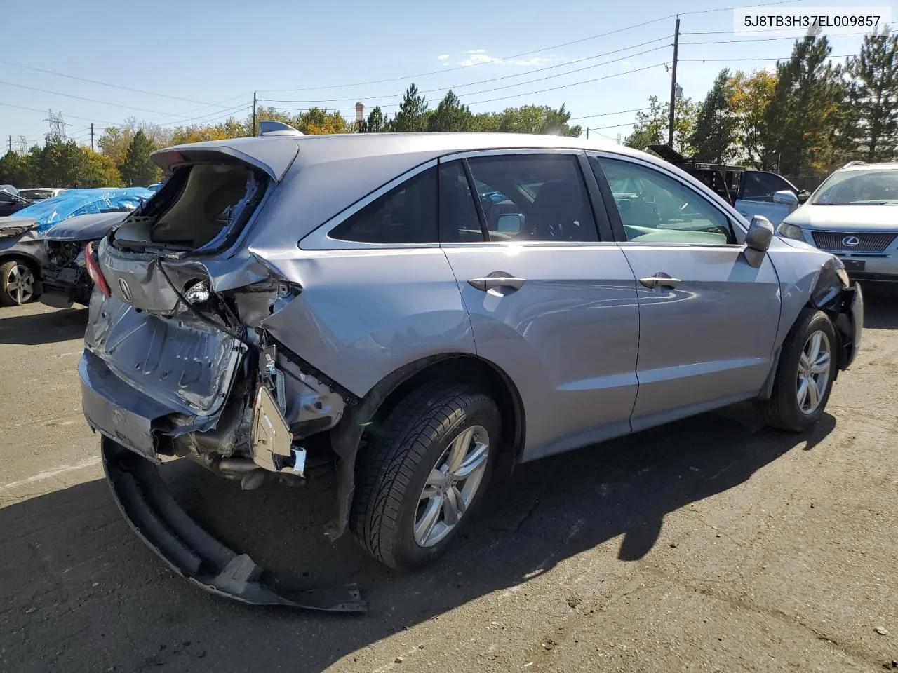 2014 Acura Rdx VIN: 5J8TB3H37EL009857 Lot: 73705674