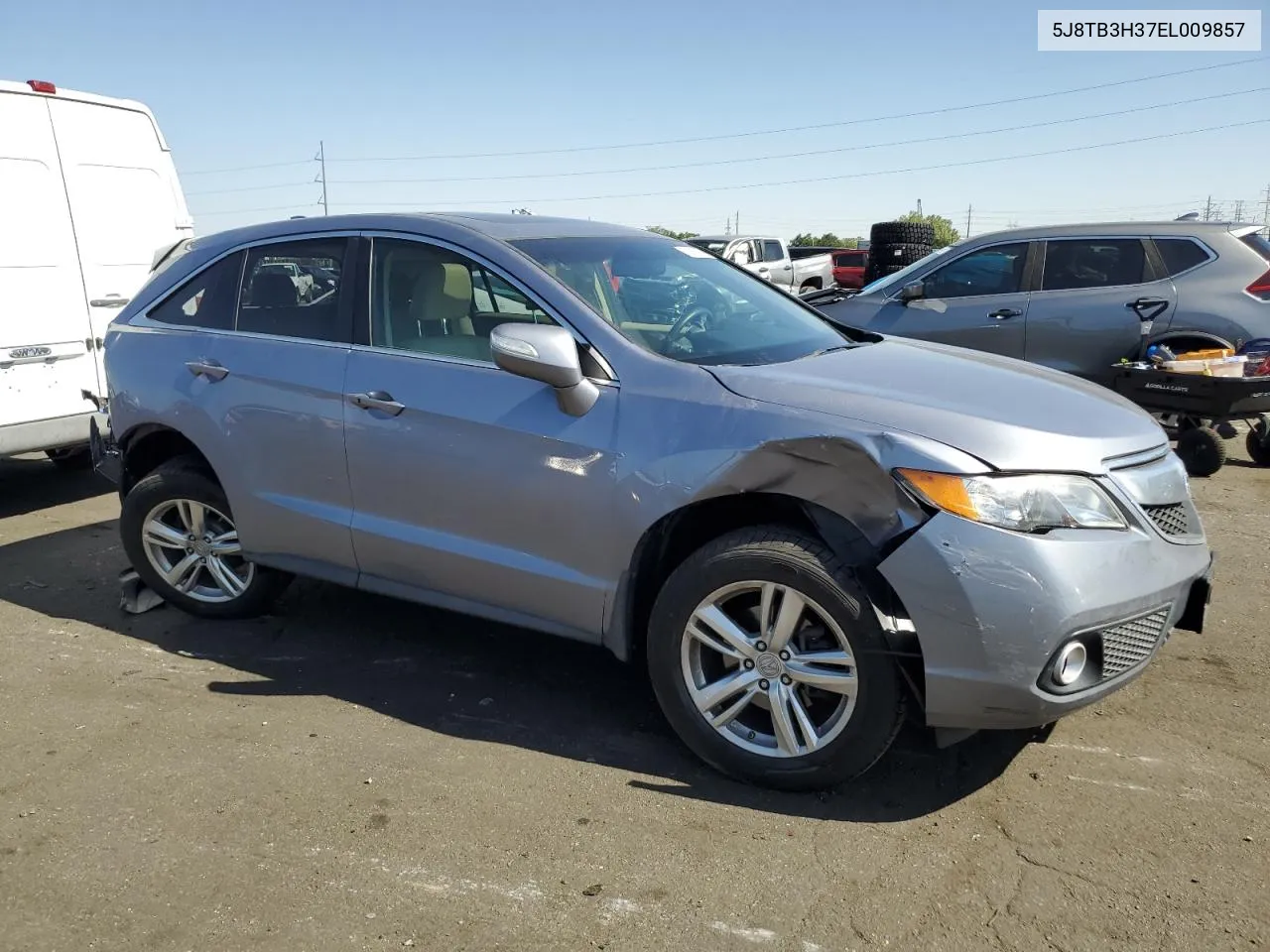 2014 Acura Rdx VIN: 5J8TB3H37EL009857 Lot: 73705674