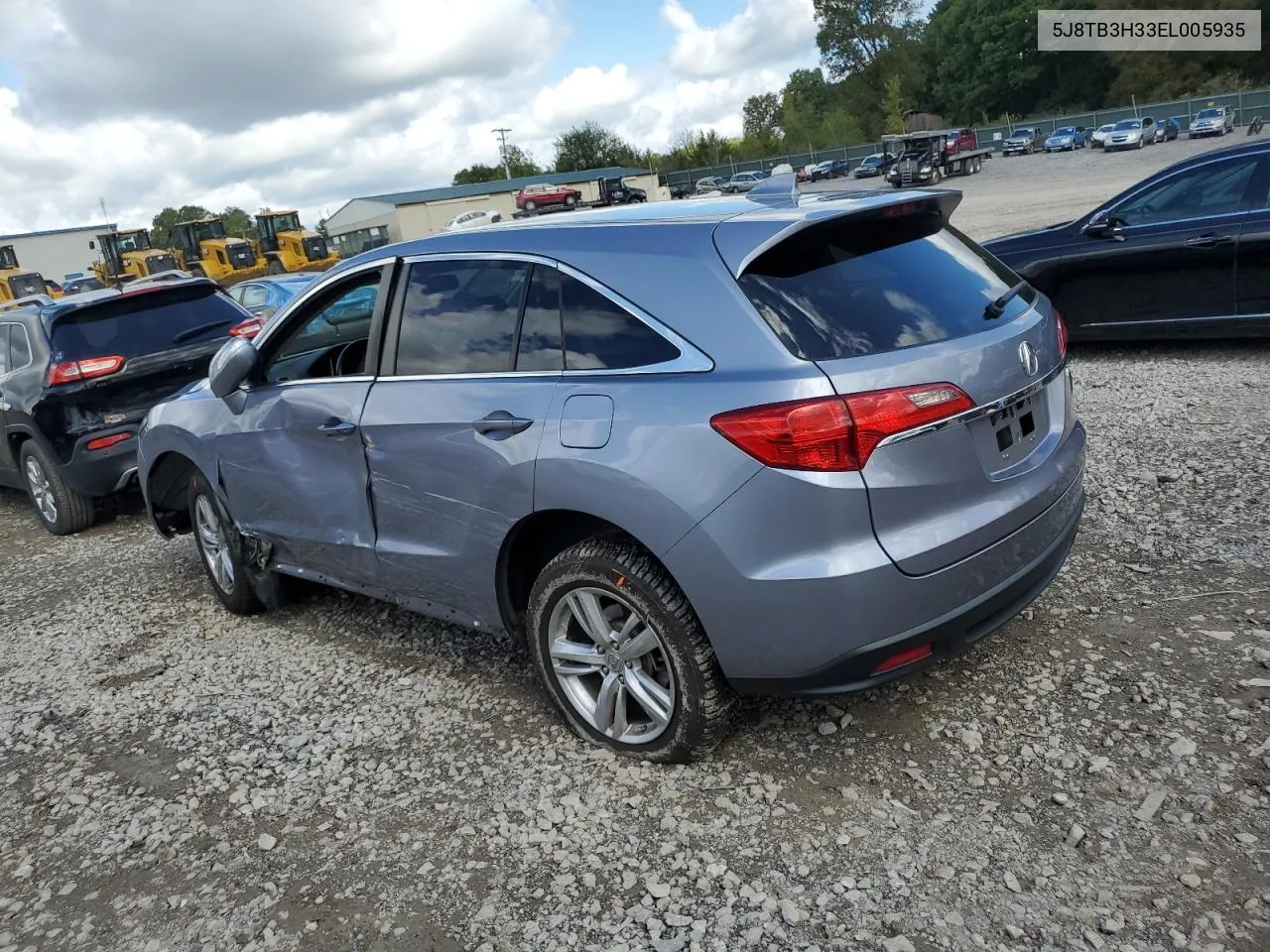 2014 Acura Rdx VIN: 5J8TB3H33EL005935 Lot: 73987624