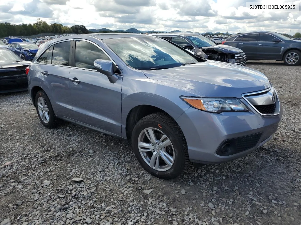 2014 Acura Rdx VIN: 5J8TB3H33EL005935 Lot: 73987624