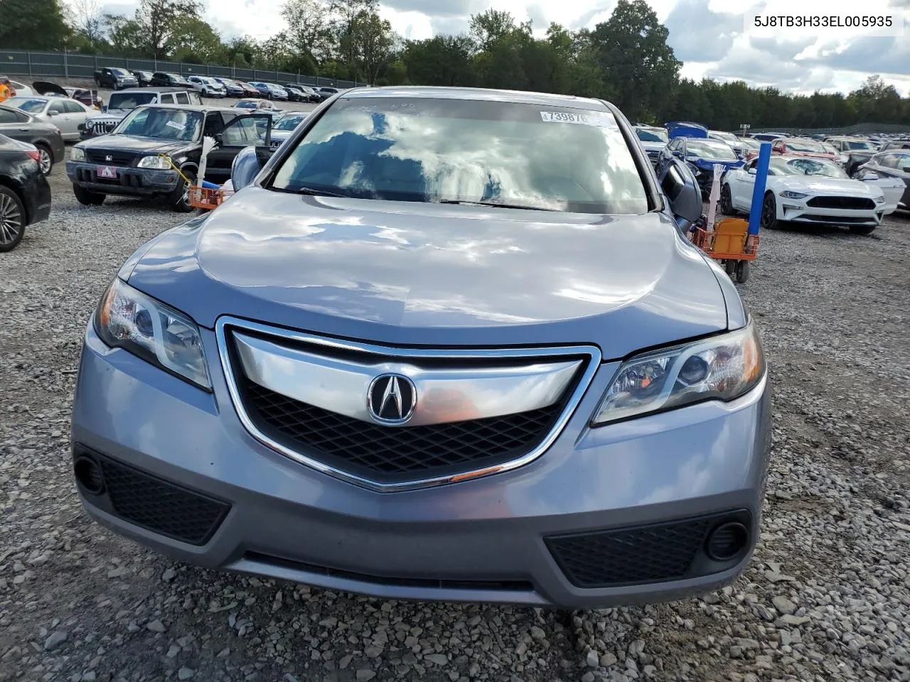 2014 Acura Rdx VIN: 5J8TB3H33EL005935 Lot: 73987624