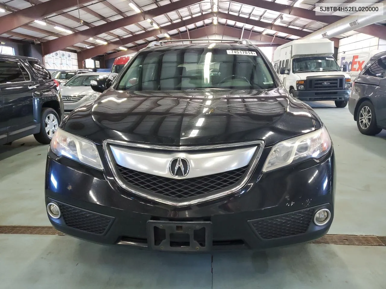 2014 Acura Rdx Technology VIN: 5J8TB4H52EL020000 Lot: 74517014