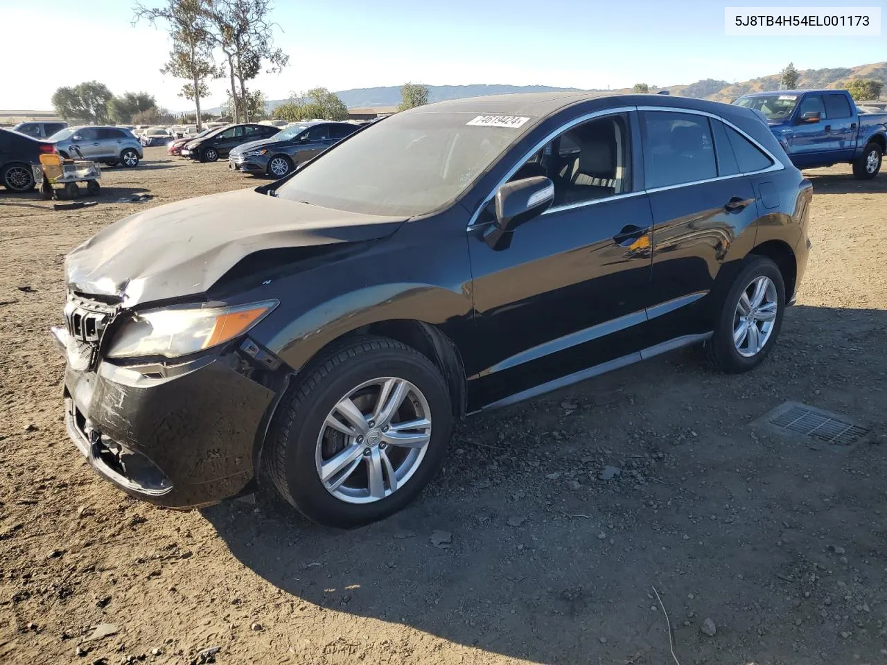 2014 Acura Rdx Technology VIN: 5J8TB4H54EL001173 Lot: 74619424