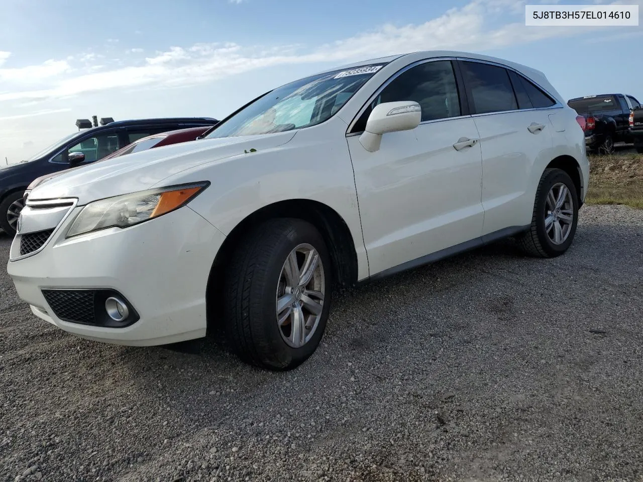 2014 Acura Rdx Technology VIN: 5J8TB3H57EL014610 Lot: 75235934