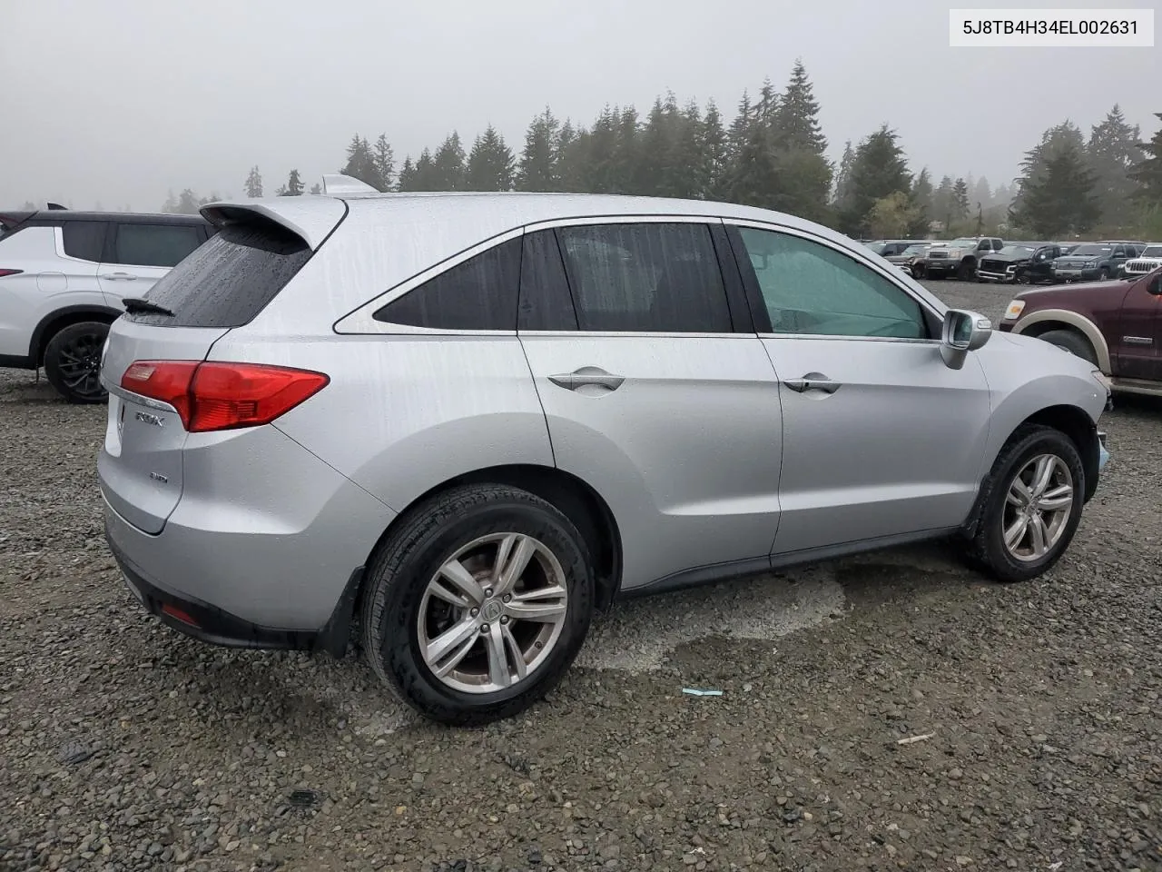 2014 Acura Rdx VIN: 5J8TB4H34EL002631 Lot: 75344994