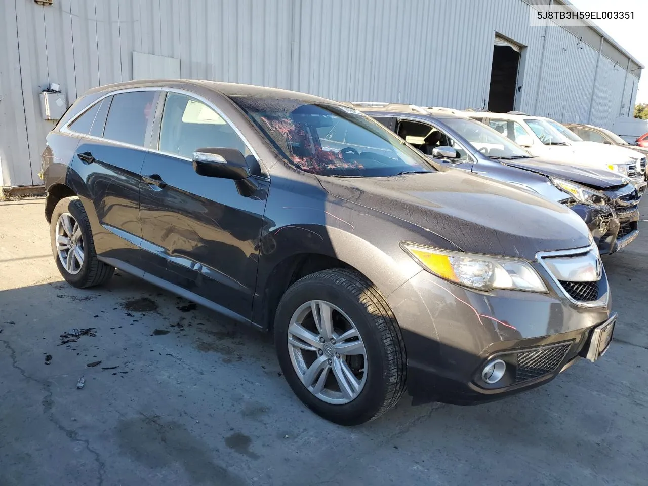 2014 Acura Rdx Technology VIN: 5J8TB3H59EL003351 Lot: 76155294