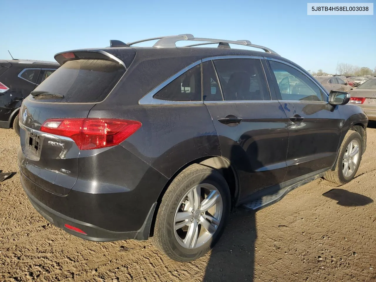 2014 Acura Rdx Technology VIN: 5J8TB4H58EL003038 Lot: 76241104