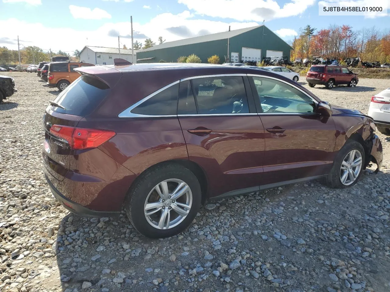 2014 Acura Rdx Technology VIN: 5J8TB4H58EL019000 Lot: 76524564