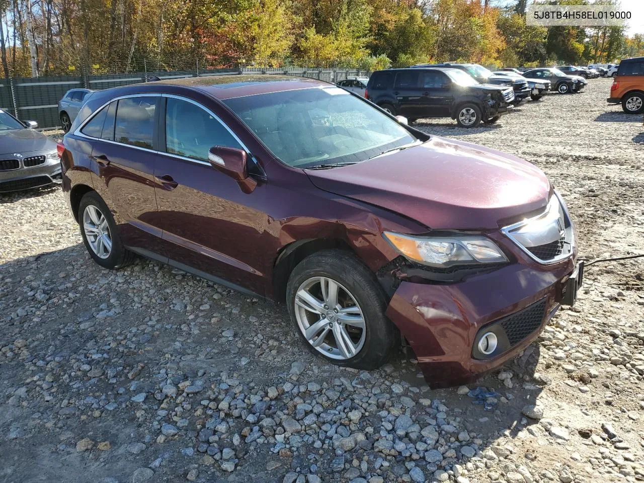 2014 Acura Rdx Technology VIN: 5J8TB4H58EL019000 Lot: 76524564