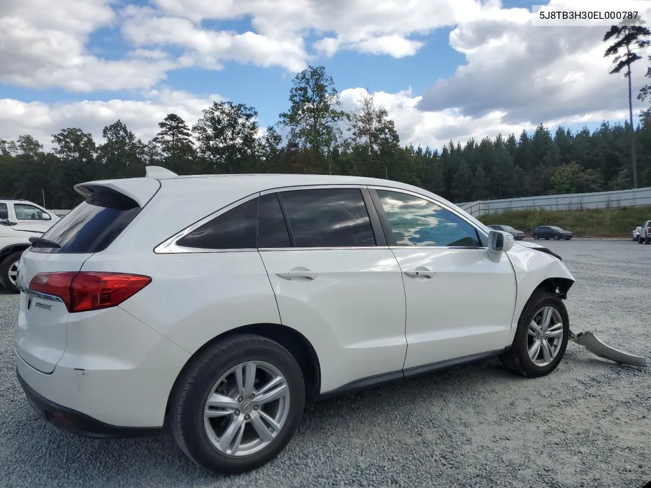 2014 Acura Rdx VIN: 5J8TB3H30EL000787 Lot: 76570774