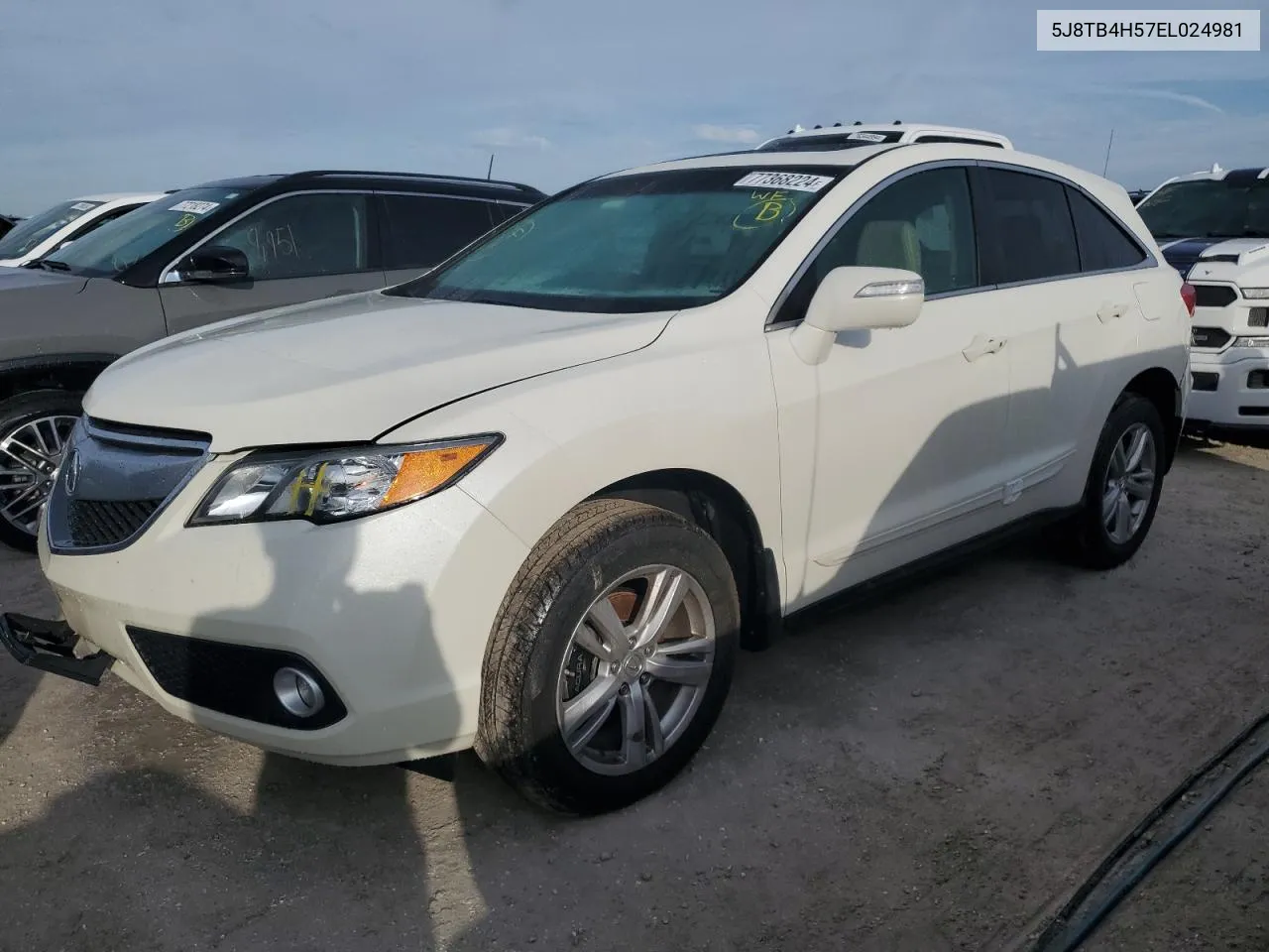 2014 Acura Rdx Technology VIN: 5J8TB4H57EL024981 Lot: 77368224