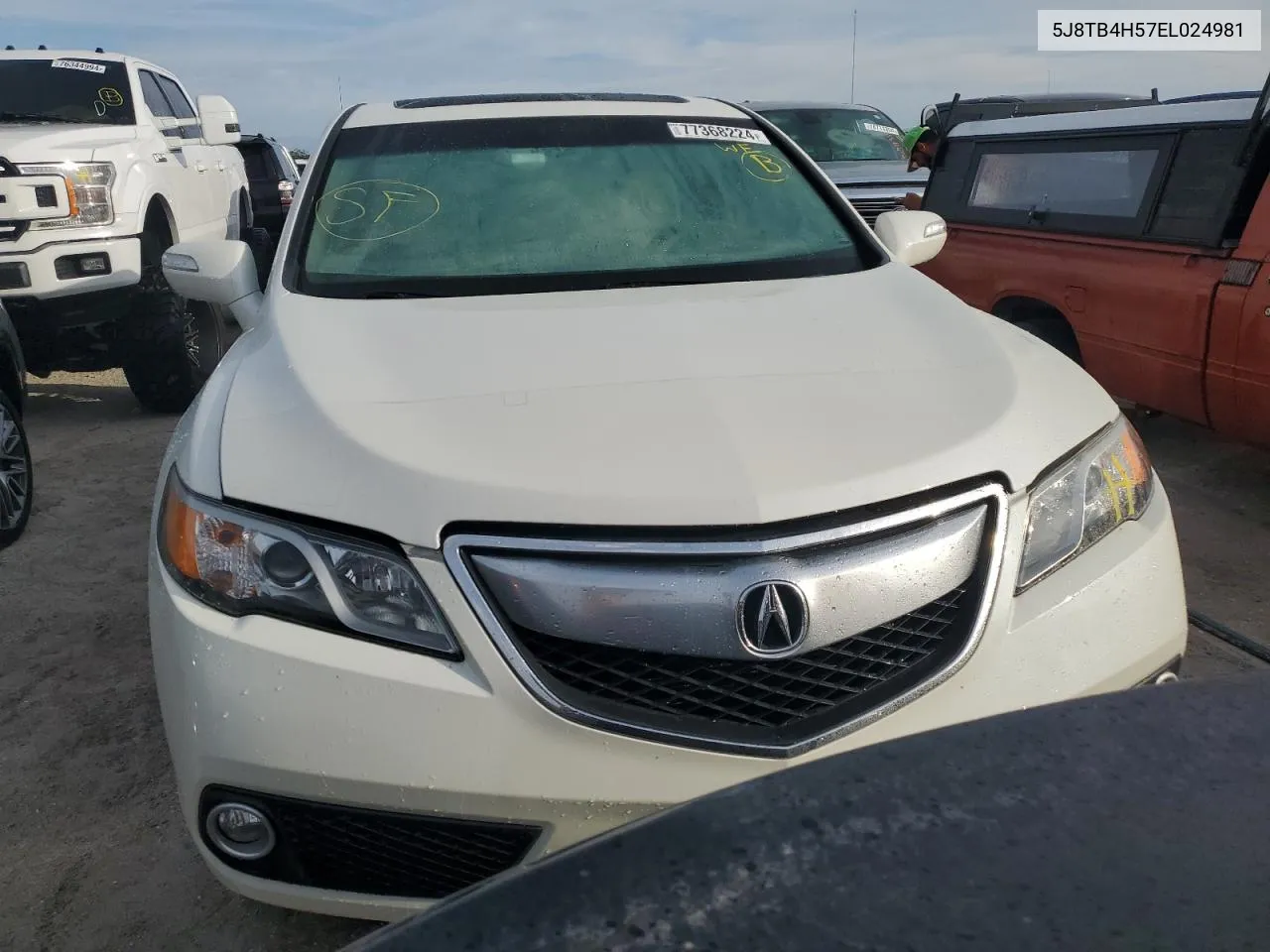 2014 Acura Rdx Technology VIN: 5J8TB4H57EL024981 Lot: 77368224