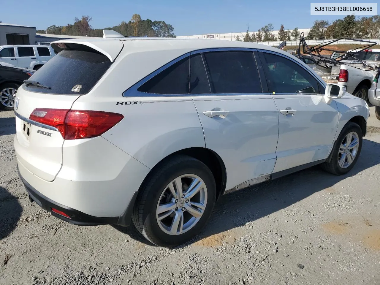 2014 Acura Rdx VIN: 5J8TB3H38EL006658 Lot: 77422894