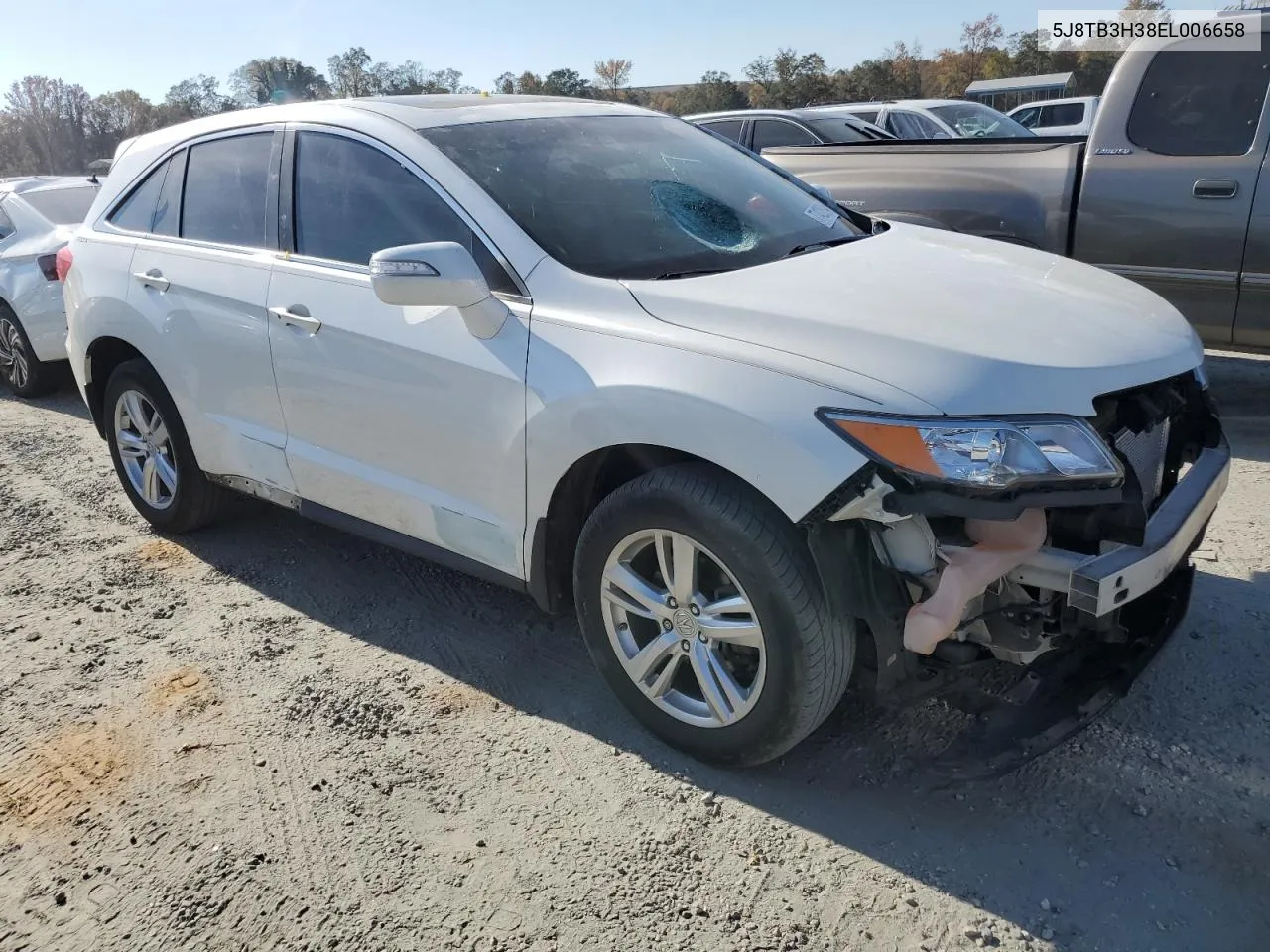 2014 Acura Rdx VIN: 5J8TB3H38EL006658 Lot: 77422894