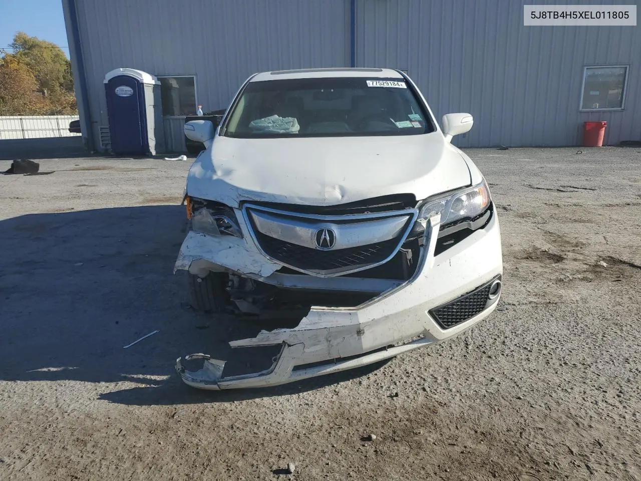 2014 Acura Rdx Technology VIN: 5J8TB4H5XEL011805 Lot: 77529184